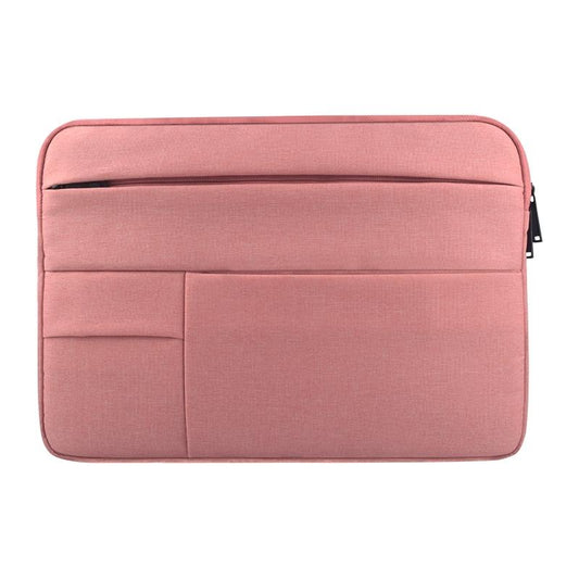 14 Laptop Tablet Bag with Multiple Pockets - Portable & Durable - Pink