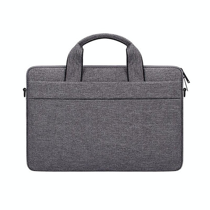 Portable Laptop Tablet Bag - 15.4 Inch Double Side Pockets Soft Handle Oxford Cloth - Pink