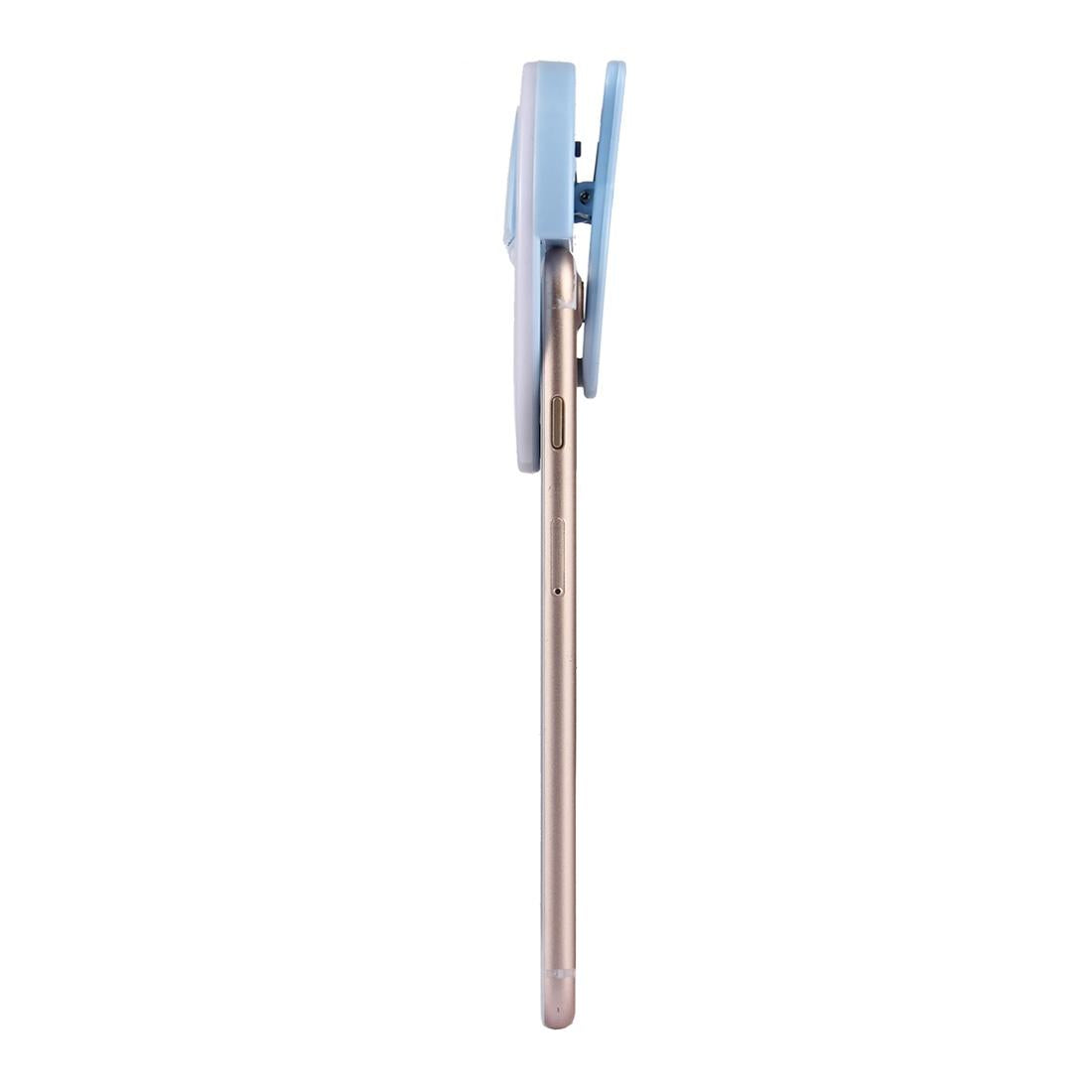 Adjustable Clip Beauty Light for Smartphones - Usb Cable - Pink