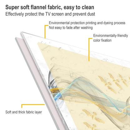 52 Inch Dust-proof Tv Cover for Household - Gold Elk