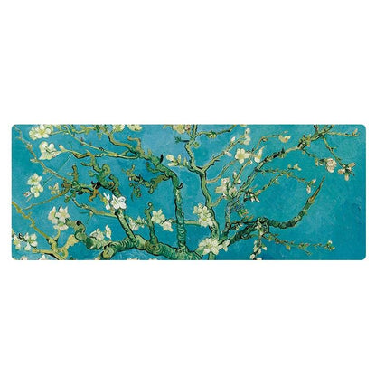 Large Desk Mouse Pad For Oil Painting - Wheat Field