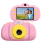 8mp Dual-lens Children Camera with 2.4 Screen Supports 32gb Tf Card - Pink