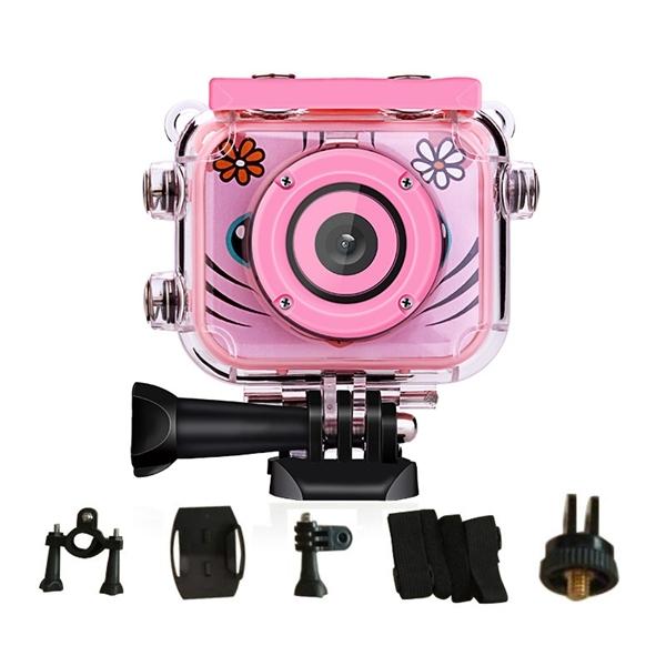 Waterproof 5.0mp Kids' Digital Camera with 1.77 Screen - G20 - Pink