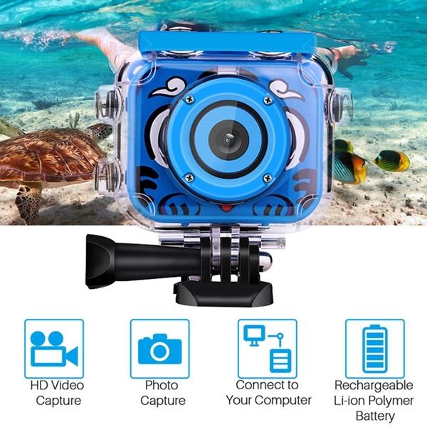 Waterproof 5.0mp Kids' Digital Camera with 1.77 Screen - G20 - Pink