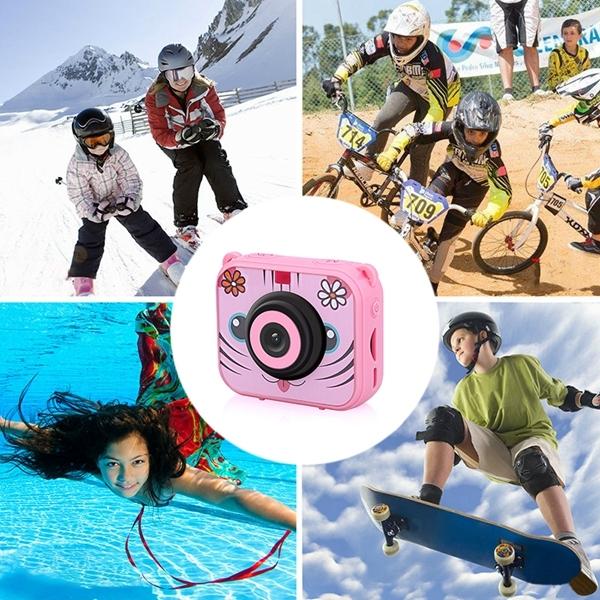 Waterproof 5.0mp Kids' Digital Camera with 1.77 Screen - G20 - Pink