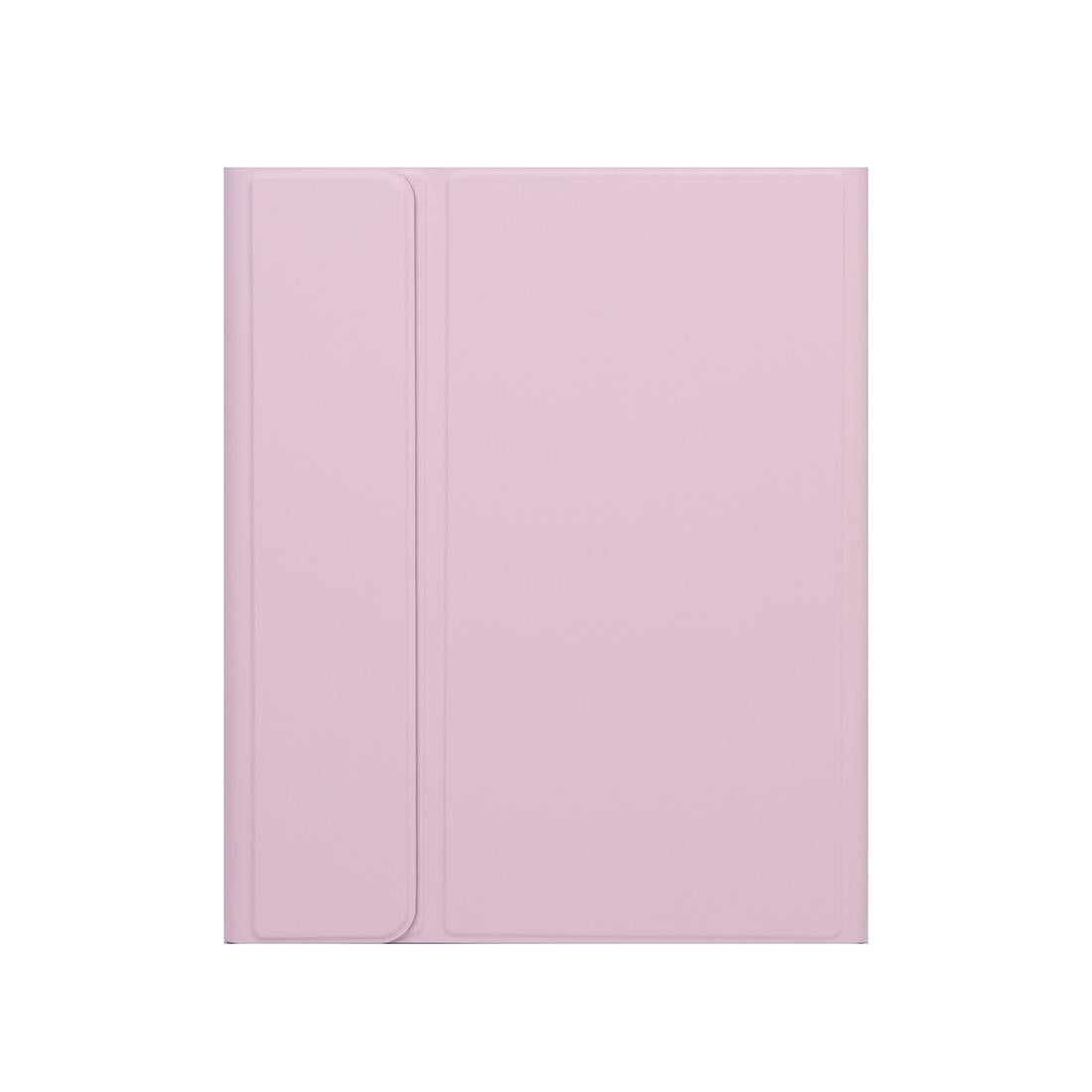 Detachable Bluetooth Keyboard Tablet Case For Ipad Pro 11 With Touchpad Pen Slot & Backlight - Plain Texture - Pink