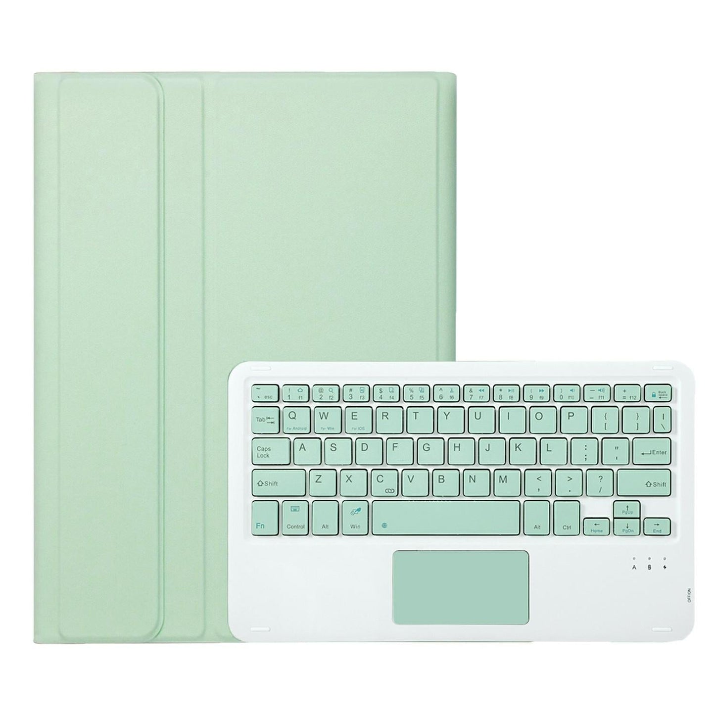 2022 Ipad 10.9 Lambskin Bluetooth Keyboard Case With Pen Slot - Pink