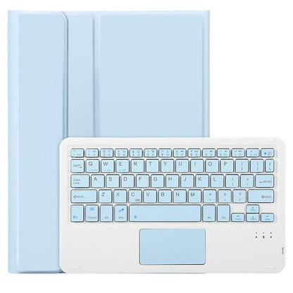 2022 Ipad 10.9 Lambskin Bluetooth Keyboard Case With Pen Slot - Pink