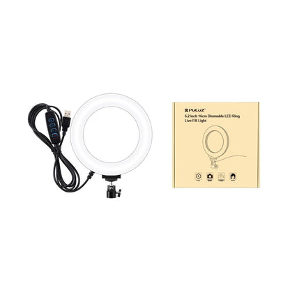 16cm Usb Led Ring Light with Tripod and 3 Modes - Pink