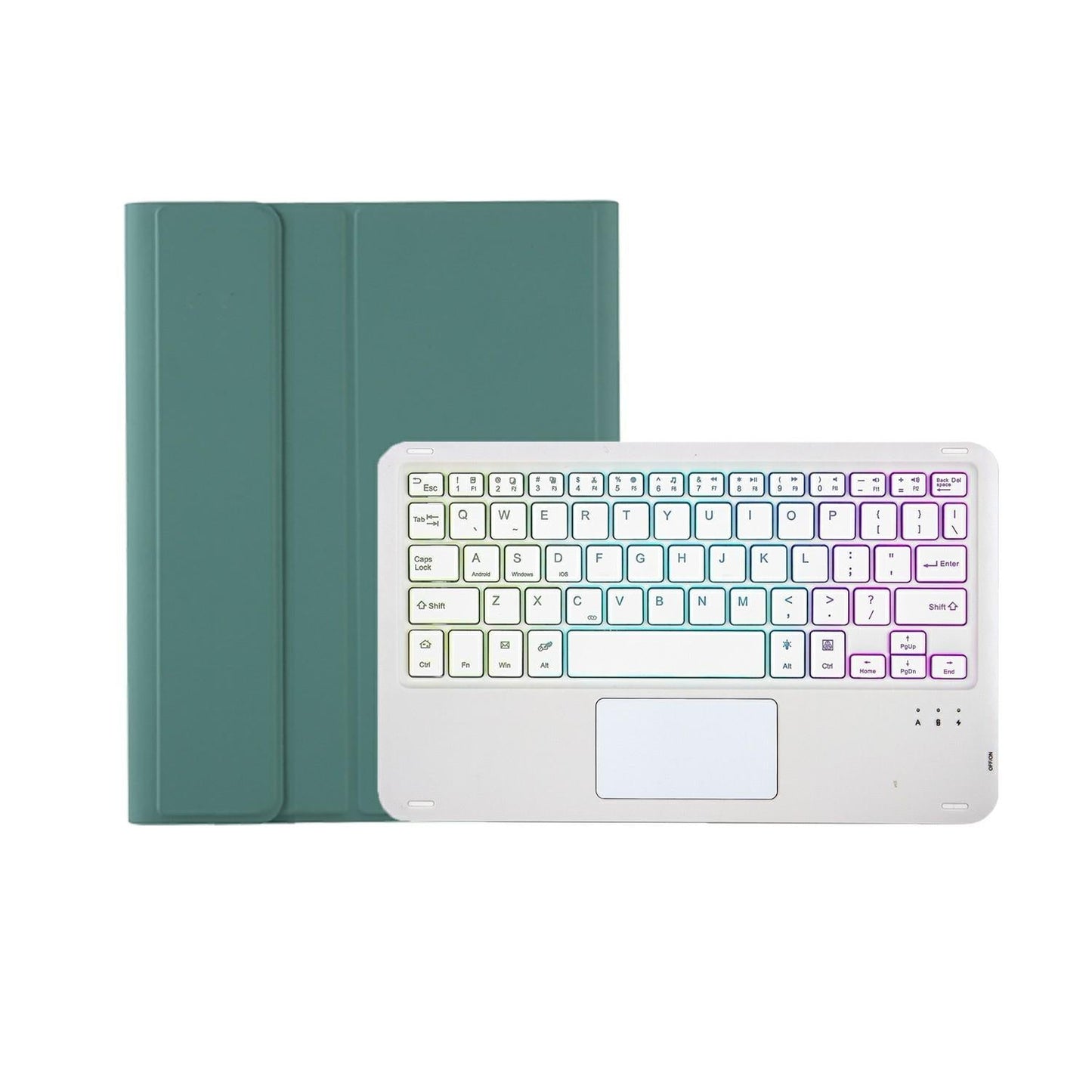 2022 Ipad 10.9 Lambskin Keyboard Case With Backlight & Pen Slot - Pink