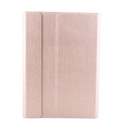 Bluetooth Keyboard & Leather Tablet Case For Ipad Air / Pro 9.7 - Three-Gear Angle Adjustment Magnetic Sleep Function - Abs Brushed Texture - Pink