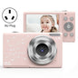 Full Hd 1080p Digital Camera with 44mp 16x Zoom - 2.4 Inch Screen for Children - Pink