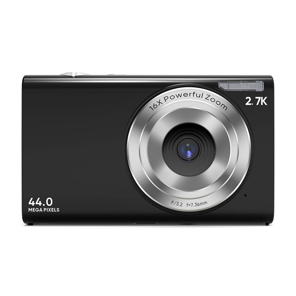 Full Hd 1080p Digital Camera with 44mp 16x Zoom - 2.4 Inch Screen for Children - Pink