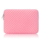 Textured Diamond Laptop Sleeve - Pink