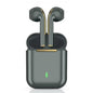 Wireless t & g J18 Bluetooth Earphones with Charging Box - Green