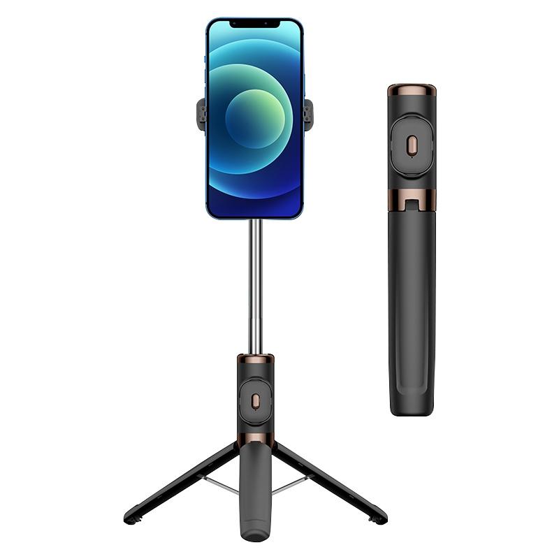 Wireless Selfie Stick with Remote Tripod - Compact Design - Green
