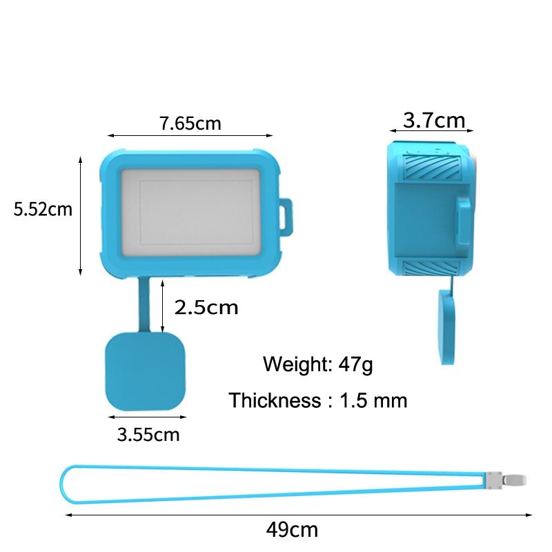 Silicone Case for Gopro Hero10 / 9 - Liquid Finish - Midnight Blue