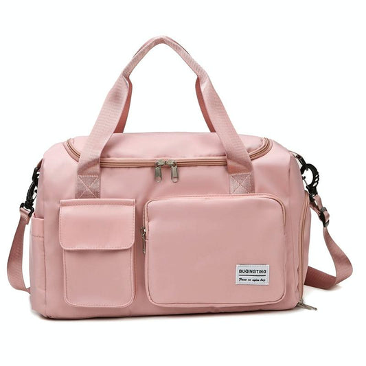 Compact Waterproof Gym Bag For Travel - Size S - Light Pink