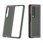 Frosted Skin Case for Samsung Galaxy z Fold 4 - Slim & Stylish - Checkered Green