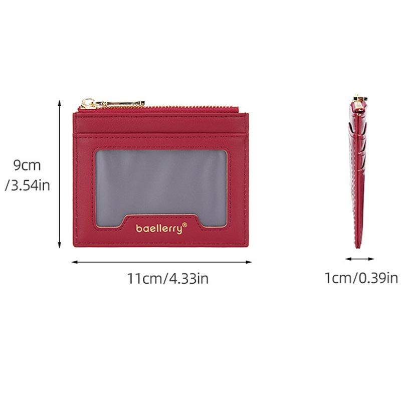 Light & Thin Card Bag Multifunctional Coin Purse - Brown