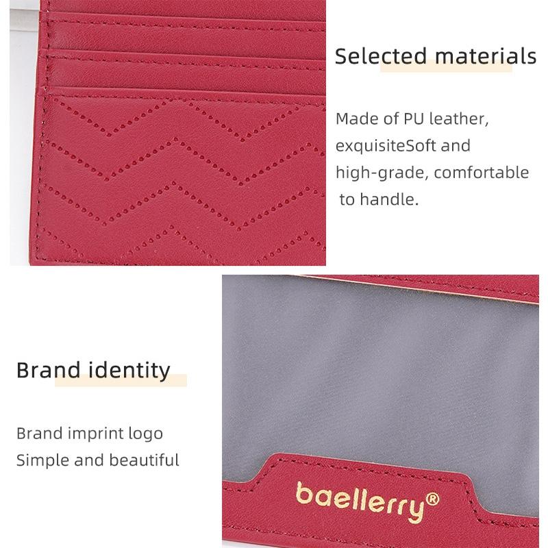 Light & Thin Card Bag Multifunctional Coin Purse - Brown