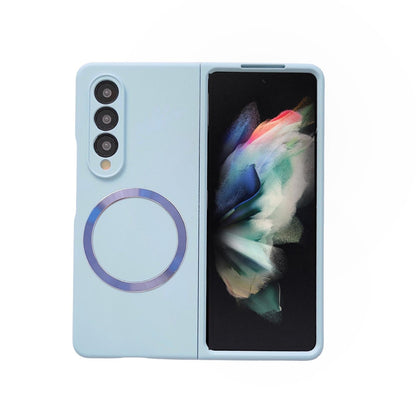 For Samsung Galaxy Z Fold4 5G Magnetic Skin Case - Magsafe - Orange