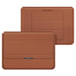 Waterproof 4-In-1 Laptop Holder With Wrist Protection - Fits 13 / 14 Inch - Brown