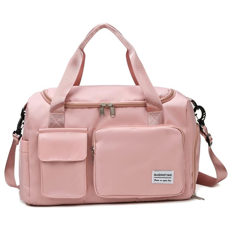Waterproof Gym Bag For Travel - Size L - Light Pink