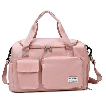 Waterproof Gym Bag For Travel - Size L - Light Pink