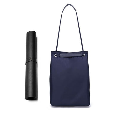 Medium Apple Macbook Shoulder / Messenger Bag - Handheld - Black+Black Mouse Pad