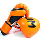 Professional Boxing Gloves For Adult Training - 10Oz Muay Thai Fighting - Fluorescent Orange
