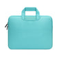 Portable Air Permeable Handheld Sleeve for 13.3 Laptops - 34x25.5x2.5cm - Green