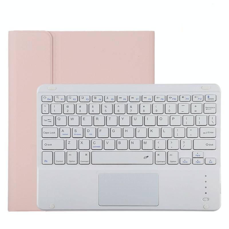 Bluetooth Tablet Case For Ipad Pro 11 With Touchpad & Pen Slot - Detachable Microfiber Leather - Green