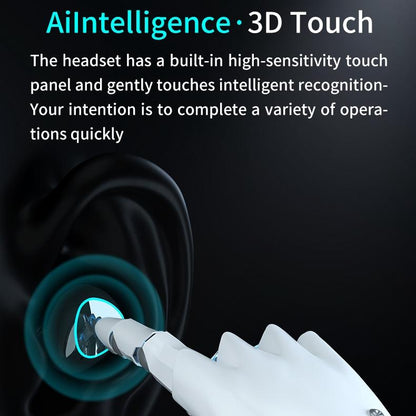 Wireless Bluetooth 5.0 Earphones with Digital Display and Charging Box - Green