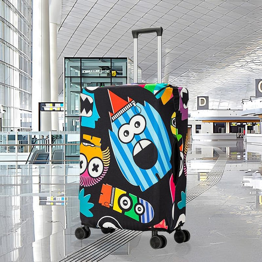 Thick Elastic Luggage Cover for Outdoor Travel - Fits 22-24 Inches - T-022 - L (22-24 Inches)