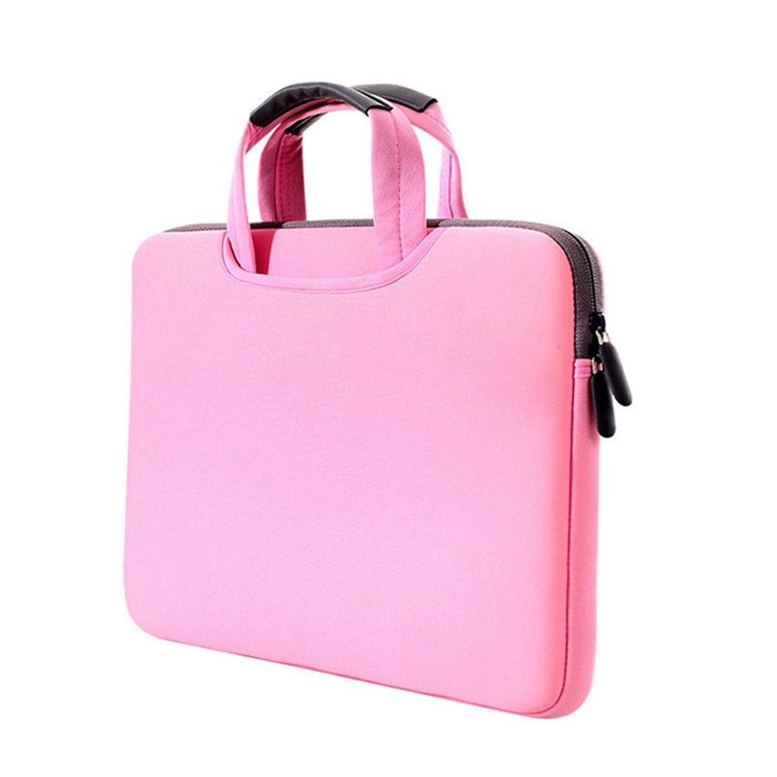 Portable Air Permeable Handheld Sleeve for Macbook Air / Pro and Laptops - 38x27.5x3.5cm 15.4 Inch - Green