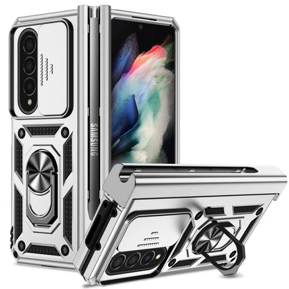 For Samsung Galaxy Z Fold4 5G Secure Sliding Case - Silver