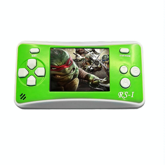 Retro Handheld Game Console With 152 Built-In Games - 2.5 Lcd 8-Bit True Colour - Green