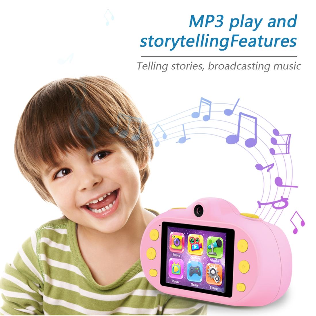8mp Dual-lens Children Camera with 2.4 Screen Supports 32gb Tf Card - Green