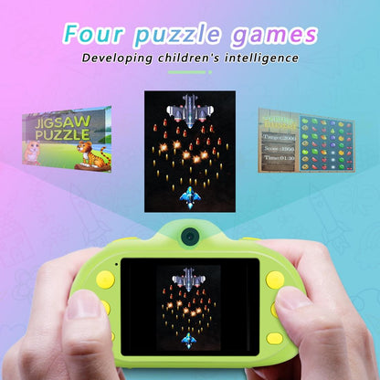 8mp Dual-lens Children Camera with 2.4 Screen Supports 32gb Tf Card - Green