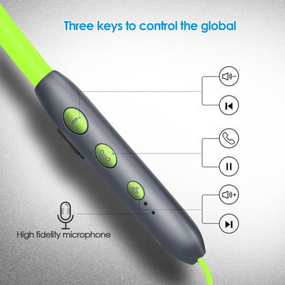 Wireless Bluetooth Earphones with High-fidelity Mic - 5.0 - Green