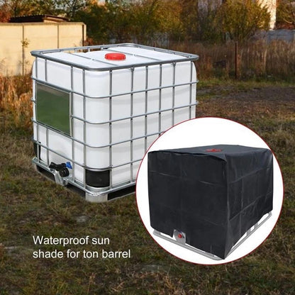 Water Tank Sunscreen Dust Cover - 1000L Capacity 210D Oxford Cloth - Green