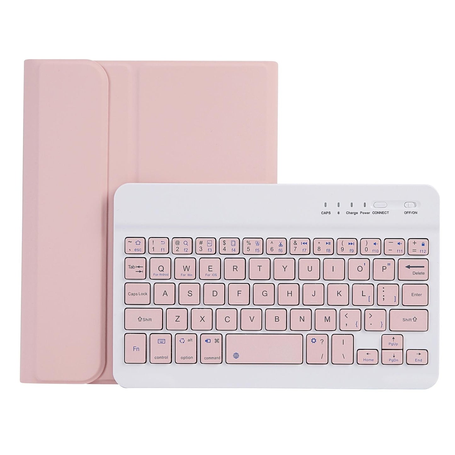 Ultra-Thin Bluetooth Keyboard Tablet Case For Ipad Mini 6 With Stand And Pen Slot - Candy Colour - Dark Green
