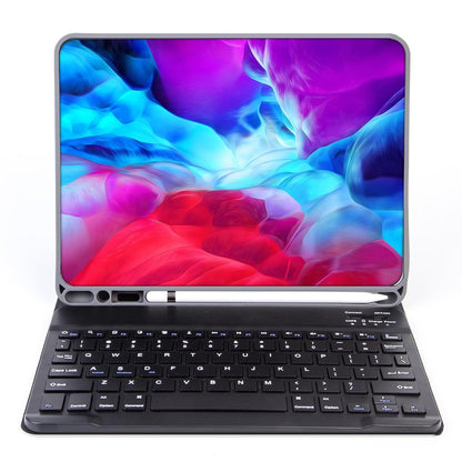 Detachable Bluetooth Keyboard Tablet Case For Ipad Pro 11 With Pen Slot - Plain Texture - Dark Green