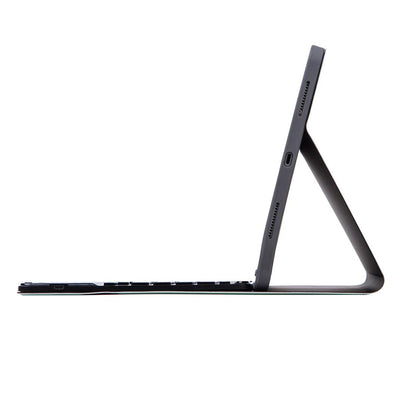 Detachable Bluetooth Keyboard Tablet Case For Ipad Pro 11 With Touchpad Pen Slot & Backlight - Plain Texture - Dark Green