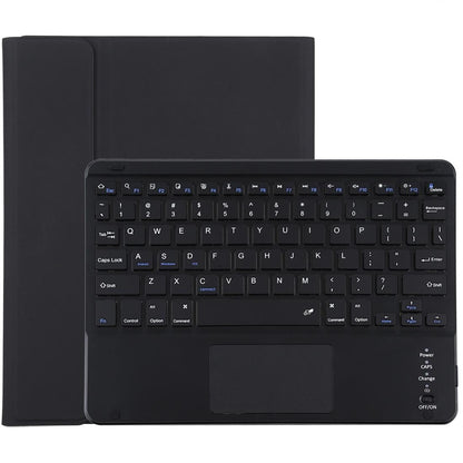 Bluetooth Keyboard & Tablet Case For Ipad Air 2020 - Detachable Touch Pad Pen Slot Microfiber Leather - Dark Green
