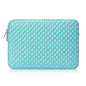 Textured Diamond Laptop Sleeve - Mint Green
