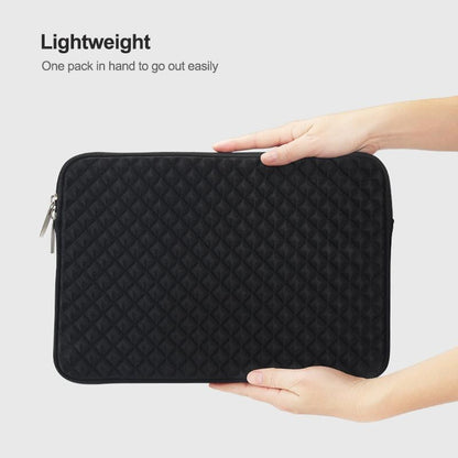 Textured Diamond Laptop Sleeve - Mint Green