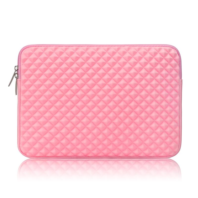 Textured Diamond Laptop Sleeve - Mint Green