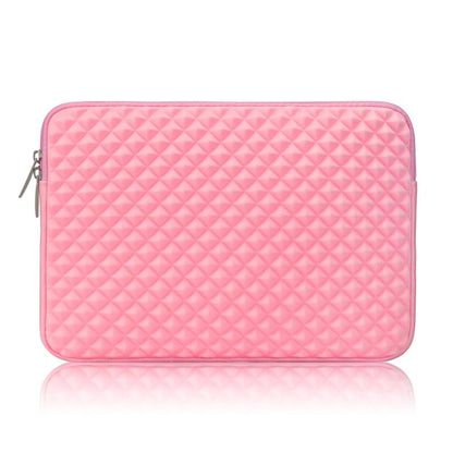 Textured Diamond Laptop Sleeve - Mint Green